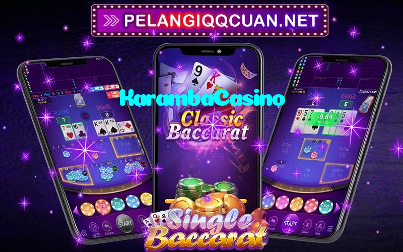 KarambaCasino casino presented on mobile device in Pakistan with slots and live games