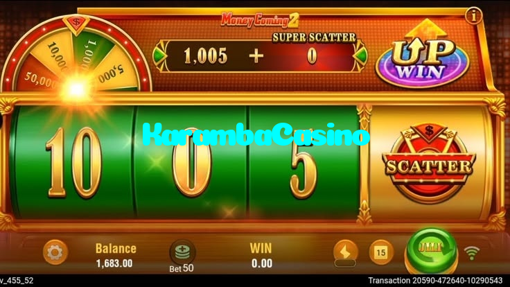KarambaCasino casino presented on mobile device in Pakistan with slots and live games